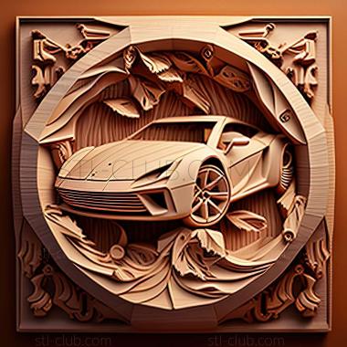3D мадэль Lamborghini Portofino (STL)